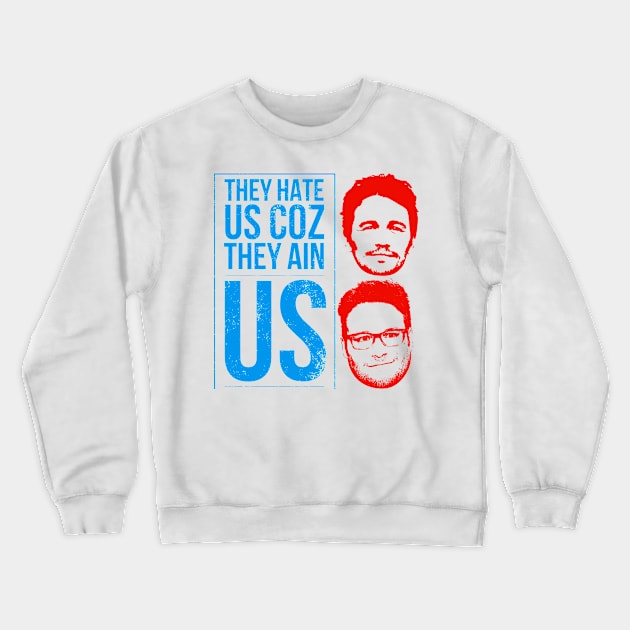 They hate us coz they ain us 2 Crewneck Sweatshirt by throwback